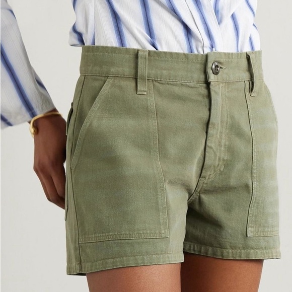 RE/DONE 
Cotton-Drill Denim Shorts - Picture 2 of 5